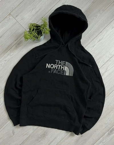 Pre-owned The North Face X Vintage Hoodie The North Face Vintage Big Central Logo Outdoor Style In Black