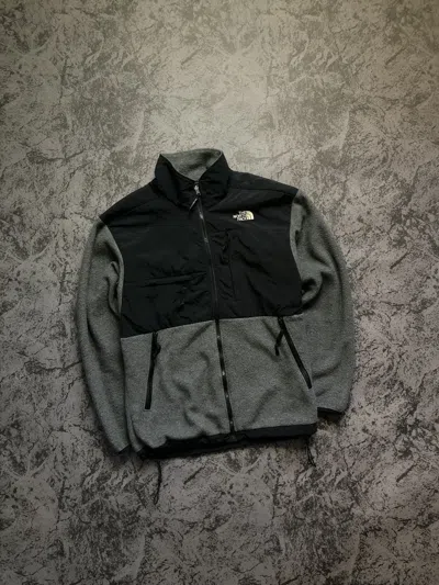 Pre-owned The North Face X Vintage Jacket The North Face Multi Pocket Fleece In Silver