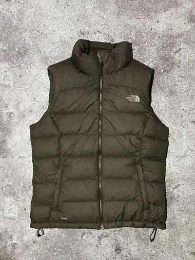 Pre-owned The North Face X Vintage The North Face 700 Brown Down Vest