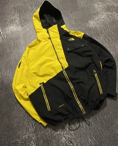Pre-owned The North Face X Vintage The North Face Outdoor Distressed Dirty Jacket In Yellow