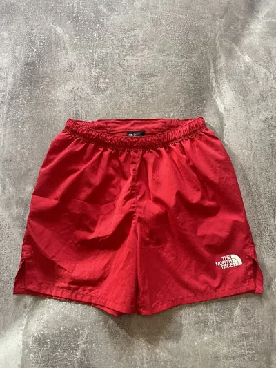 Pre-owned The North Face X Vintage The North Face Shorts S In Red