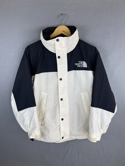 Pre-owned The North Face X Vintage The North Face Two Tone Color Hidden Hoodie Jacket In Black White