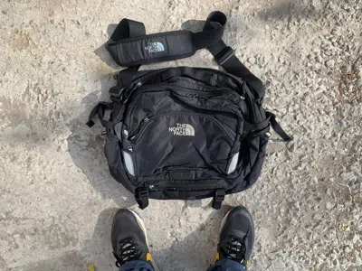 Pre-owned The North Face X Vintage Very The North Face Multipocket Military Shoulder Bag In Black