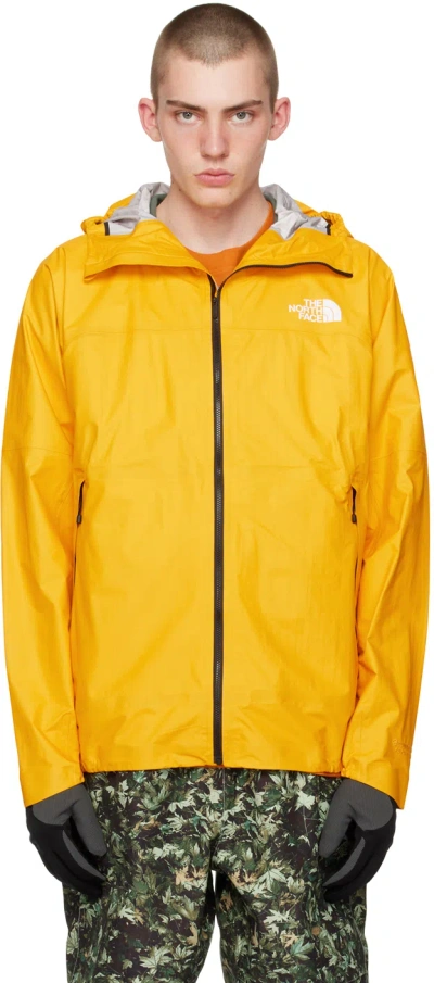 The North Face Yellow Papsura Jacket In 56p Summit Gold