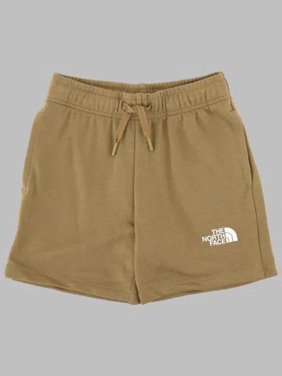 The North Face Youth Mini Simple Dome Light Regular Shorts In Yellow