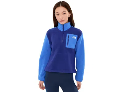 The North Face Yumiori 1/4 Zip Women's Coat Bold Blue/active Blue: Xs, Fleece/polyester