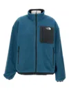 The North Face Versatile Jacket With High Collar And Pockets In Blue