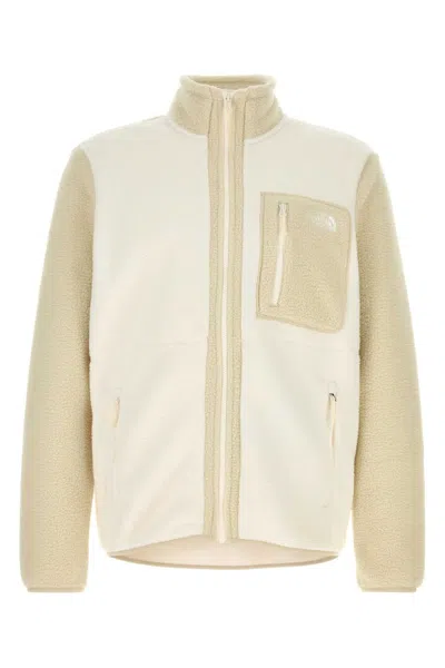 The North Face Yumiori Panelled Fleece Full-zip Jacket In White