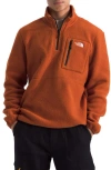 The North Face Yumiori Half Zip Recycled Fleece Pullover In Smoked Pearl,smoked Pearl,smoked Pearl