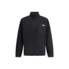 The North Face High Collar Zippered Jacket With Side Pockets In Black