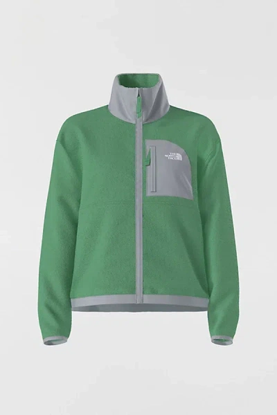 The North Face Yumiori Off Peak Brushed Fleece Zip-up Jacket In Nebula Green, Women's At Urban Outfitters