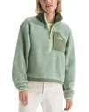 The North Face Yumiori Off Peak Half Zip Jacket In Green