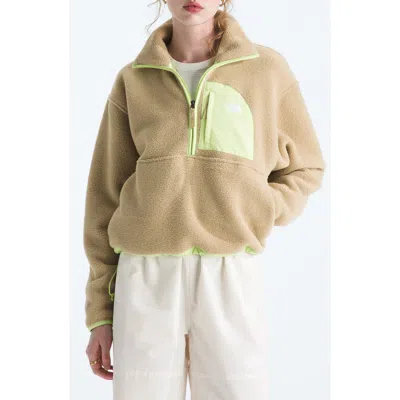 The North Face Yumiori Off Peak Recycled Fleece Pullover In Brown