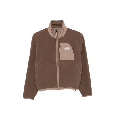 The North Face Yumiori Off Peak Zip-up Sweatshirt In Brown