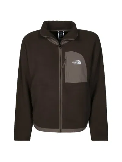 The North Face Yumiori Off-peak Fleece Zip-up Bomber Jacket In White