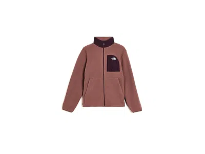 The North Face Yumiori Peak Full Zip Jacket (little Kid/big Kid) Boy's Coat Copper Silt/deep Burgundy: Xs (6 Little In Brown