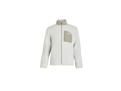 The North Face Yumiori Peak Full Zip Jacket (little Kid/big Kid) Boy's Coat Cumulus Cloud/stone Slab: Md (10 Big Ki In White