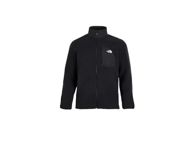 The North Face Yumiori Peak Full Zip Jacket (little Kid/big Kid) Boy's Coat Tnf Black: Md (10 Big Kid), Fleece/poly