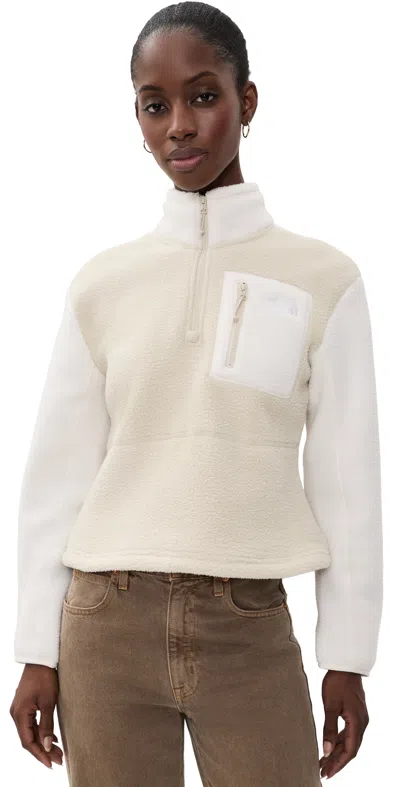The North Face Yumiori Quarter Zip Jacket Desert Stone/white Dune