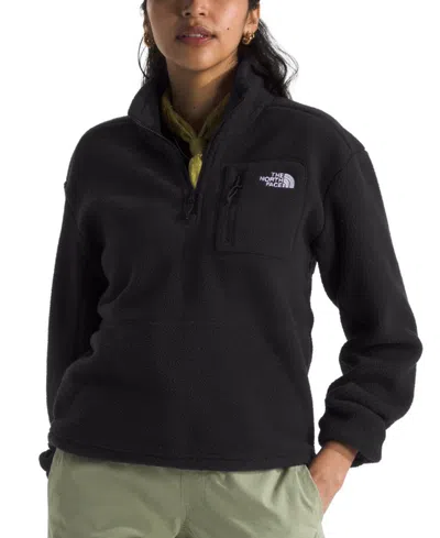 The North Face Yumiori Quarter-zip Fleece Sweatshirt In Gray