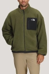 The North Face Reversible Fleece Jacket Wind Protection In Green