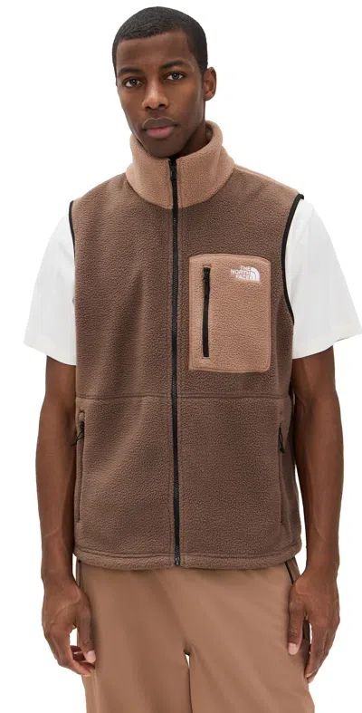 The North Face Yumiori Recycled-fleece Gilet In Brown