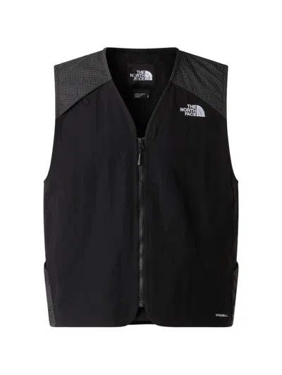 The North Face Nse Tech Windwall Vest In Nylon-cotton Black In Multi