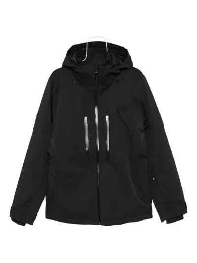 The North Face Zip Hooded Jacket In Black