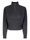 The North Face Zip-neck Sweater In Black