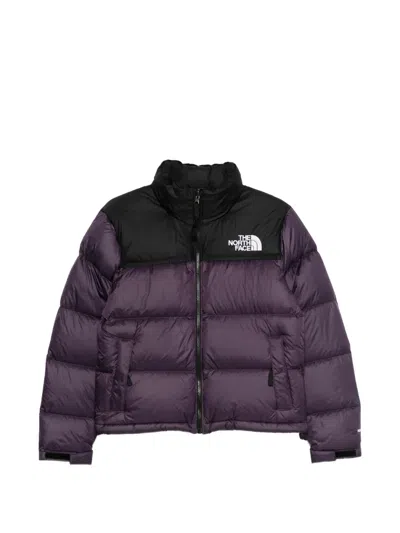 The North Face Zip Padded Jacket In Purple