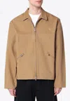 The North Face Cedar Canvas Work Jacket In Brown