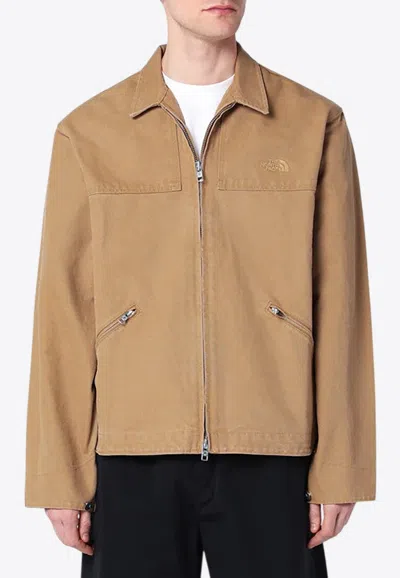 THE NORTH FACE ZIP-UP CANVAS JACKET