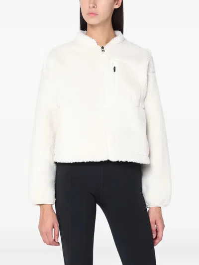 THE NORTH FACE ZIP-UP FAUX-FUR JACKET