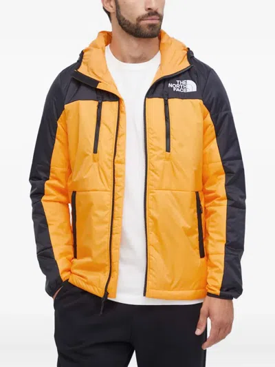 The North Face Zip-up Hooded Jacket In Gold