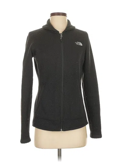 Pre-owned The North Face Zip Up Hoodie In Black