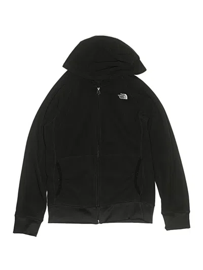Pre-owned The North Face Kids' Zip Up Hoodie In Black
