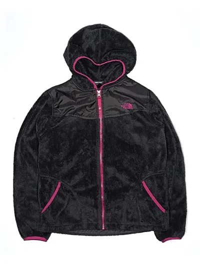 Pre-owned The North Face Kids' Zip Up Hoodie In Black