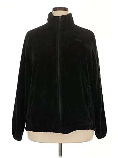 Pre-owned The North Face Zip Up Hoodie In Black