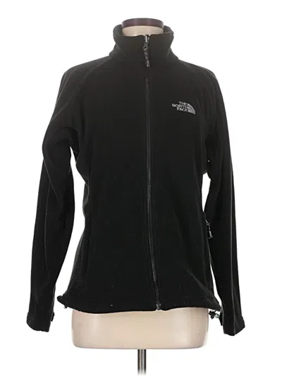 Pre-owned The North Face Zip Up Hoodie In Black