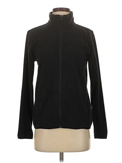 Pre-owned The North Face Zip Up Hoodie In Black