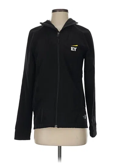Pre-owned The North Face Zip Up Hoodie In Black