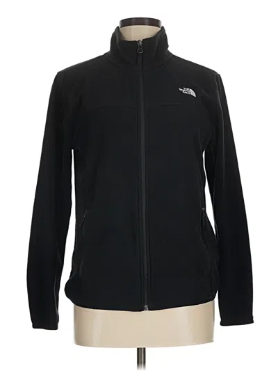 Pre-owned The North Face Zip Up Hoodie In Black