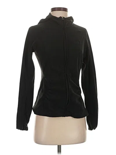 Pre-owned The North Face Zip Up Hoodie In Black