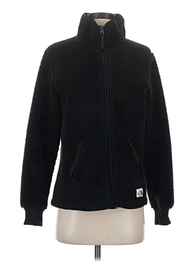 Pre-owned The North Face Zip Up Hoodie In Black