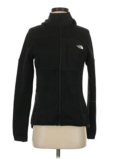 Pre-owned The North Face Zip Up Hoodie In Black