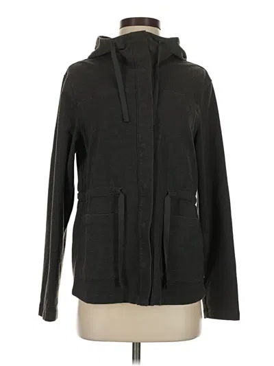 Pre-owned The North Face Zip Up Hoodie In Black