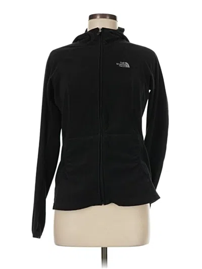 Pre-owned The North Face Zip Up Hoodie In Black