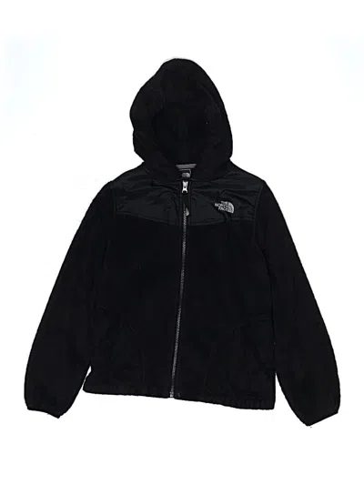 Pre-owned The North Face Kids' Zip Up Hoodie In Black