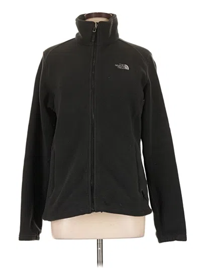 Pre-owned The North Face Zip Up Hoodie In Black