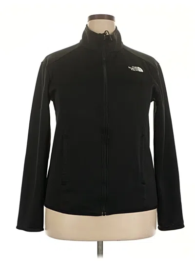 Pre-owned The North Face Zip Up Hoodie In Black